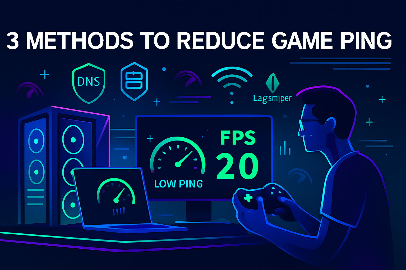 کاهش پینگ گیم